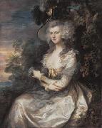 Thomas Gainsborough, Mrs Thomas Hibbert. Neue Pinakothek.